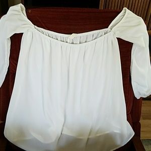 Large off the shoulder blouse
